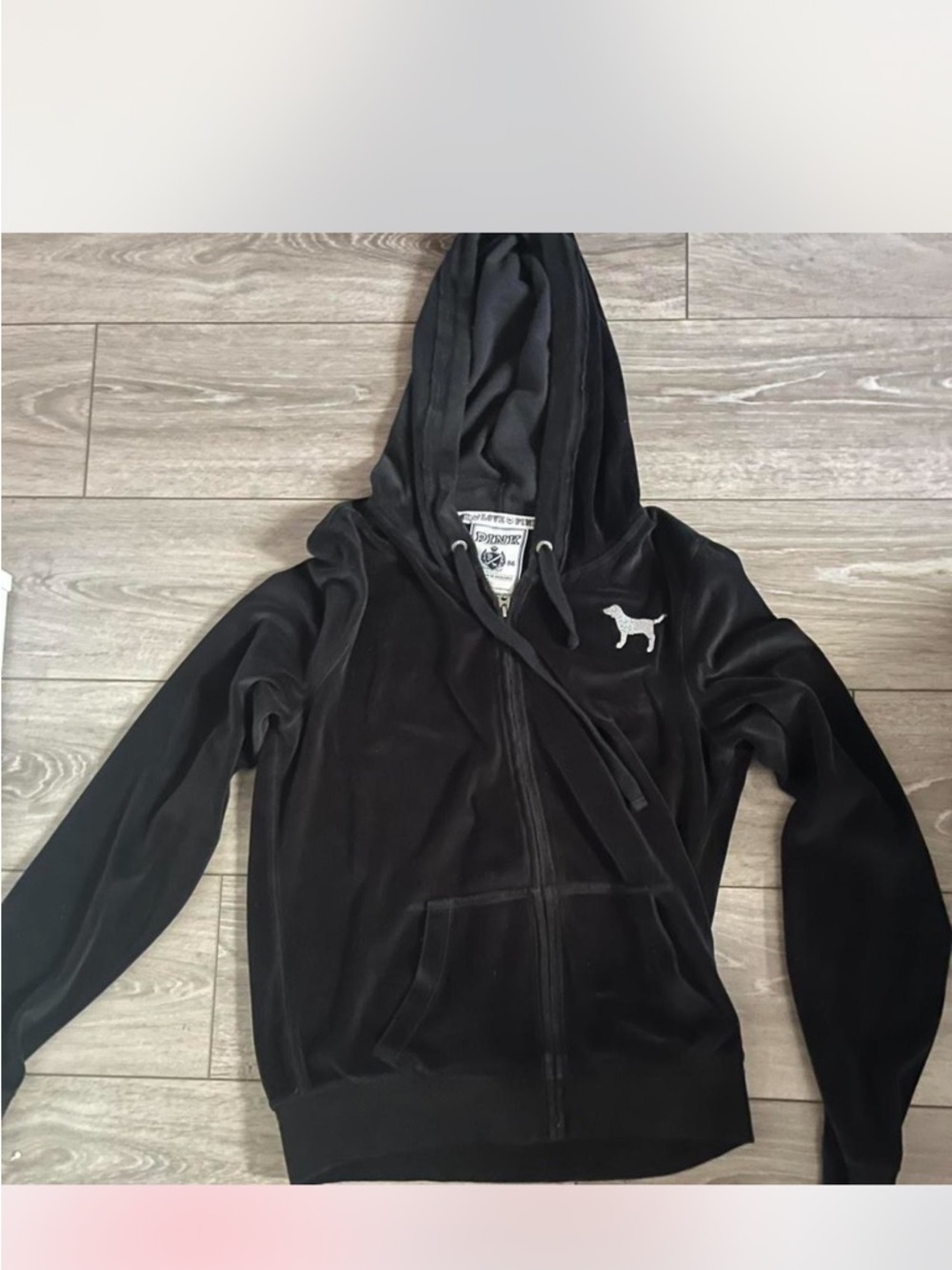 Victoria’s Secret Silver Glitter Jacket Size Large - Picture 2 of 3